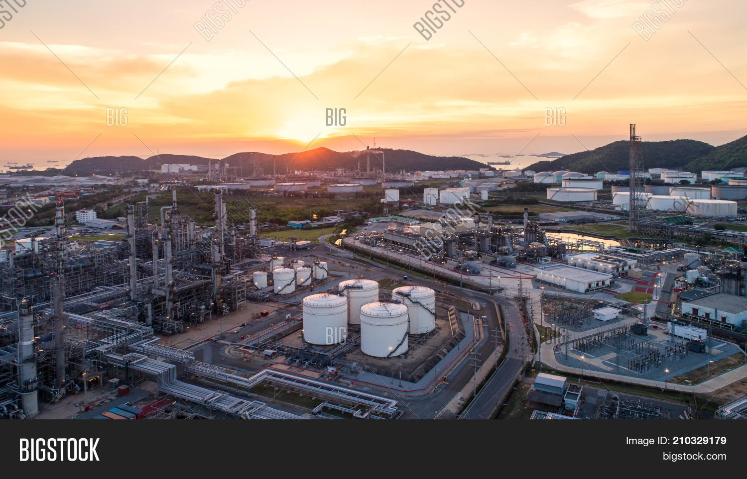Aerial View Oil Image & Photo (Free Trial) | Bigstock