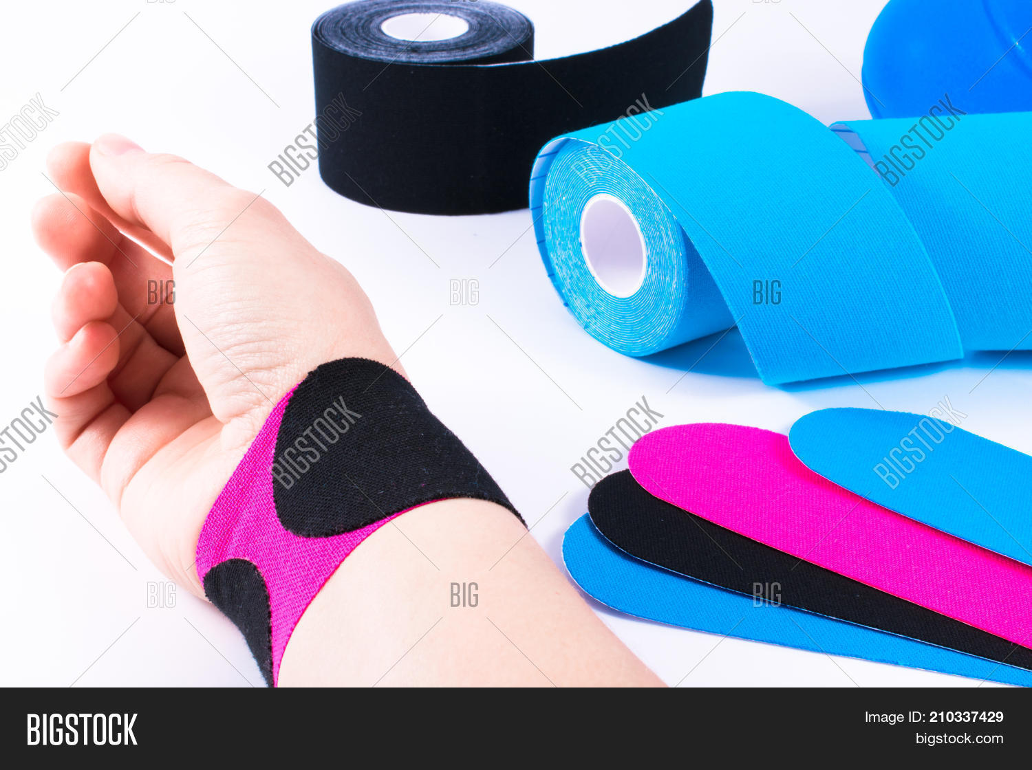Hand Kinesiology Tape Image & Photo (Free Trial) Bigstock