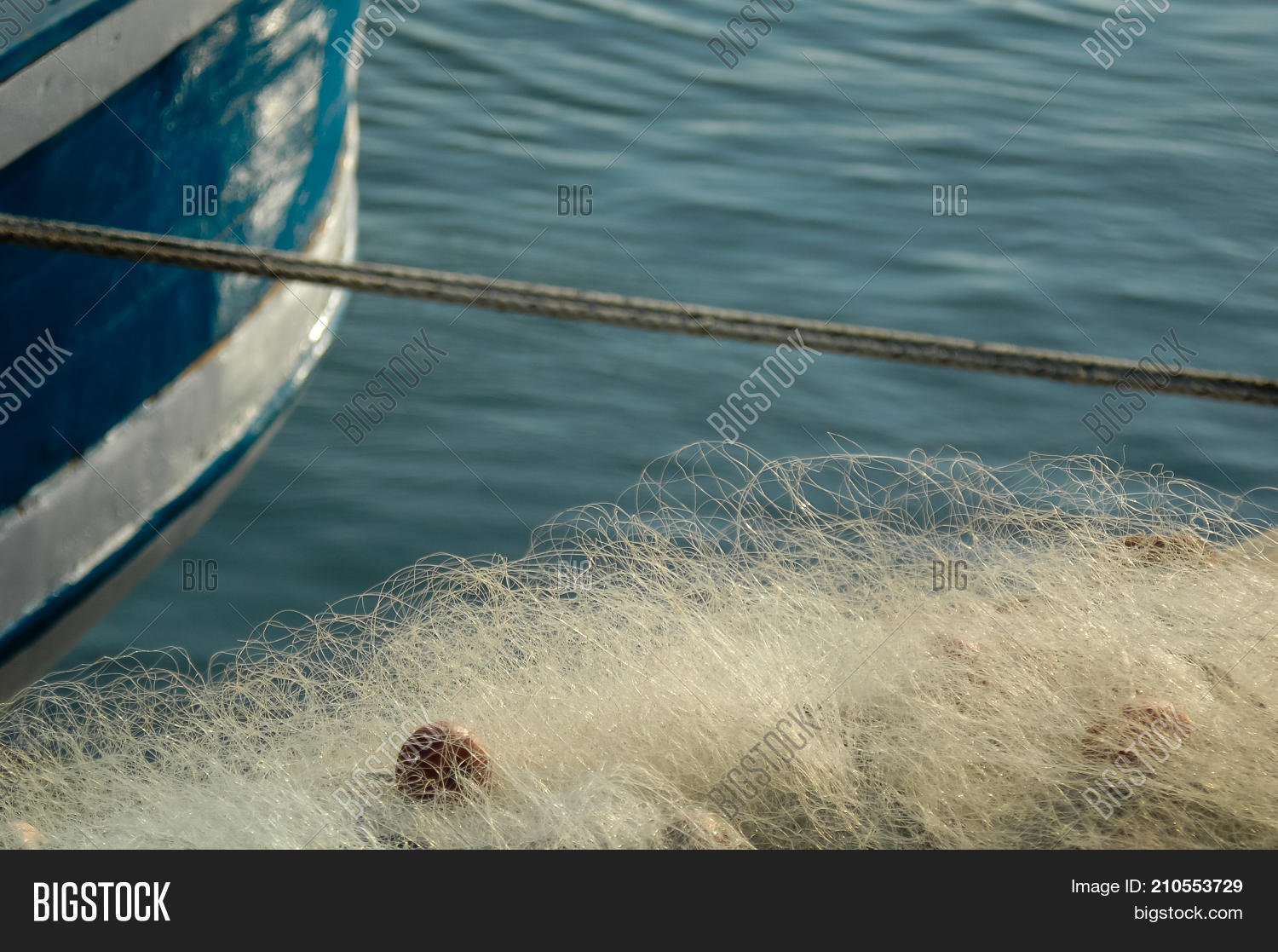 Fishing Net Boat Image & Photo (Free Trial) Bigstock