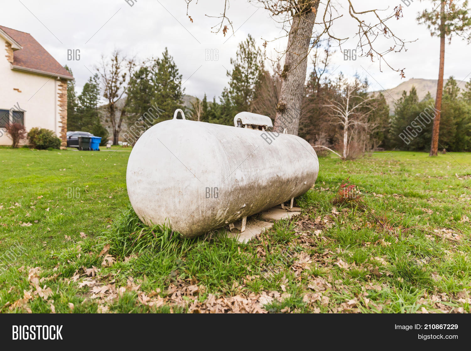 Old Propane Tank Near Image & Photo (Free Trial) Bigstock