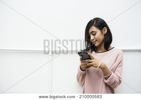 A Cheerful middle eastern girl