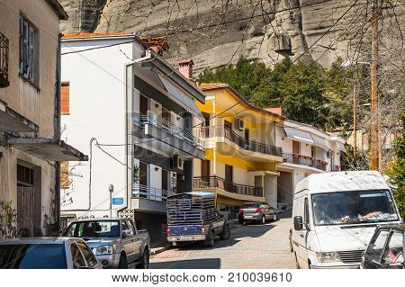 Architecture Of Kalambaka, Greece.