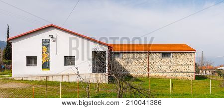 Vegina, A Small Town In Northern Greece
