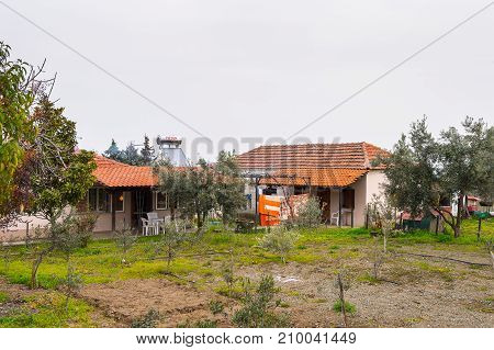 Vegina, A Small Town In Northern Greece