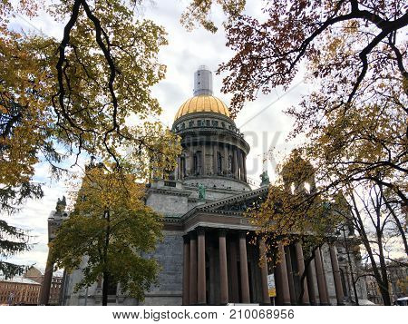 Saint Isaacs Cathedral in the city Saint Petersburg