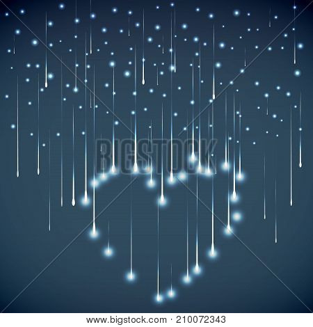abstract lines heart. Vector illustration brand banntr eps
