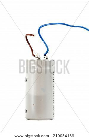 Capacitor Isolated On White Background.