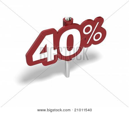 segno rosso per cento quaranta