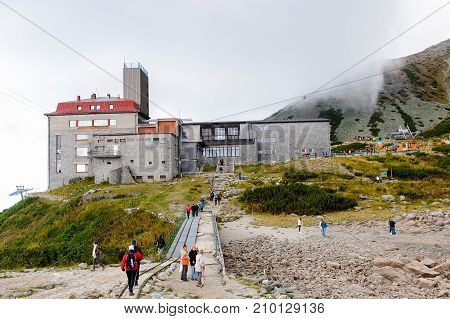Tatranska Lomnica, Slovakia, A Skiing And Hiking Resort