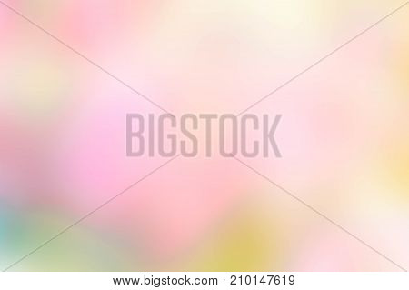Texture blur green pink yellow and white mix color pastel nature background abstract green pink mix color blur