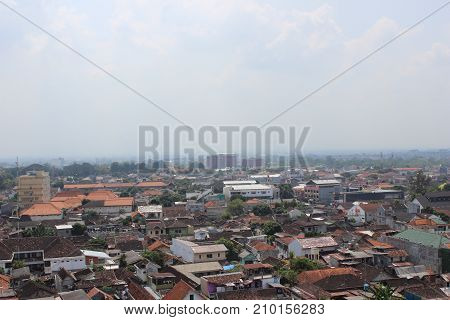 Jogja Landscape in Yogyakarta city View, Indonesis