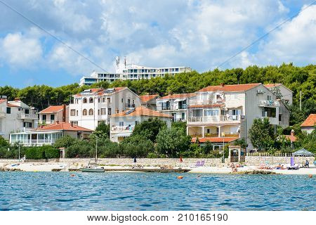 Coast Of The Adriatic Sea In Dalmatia