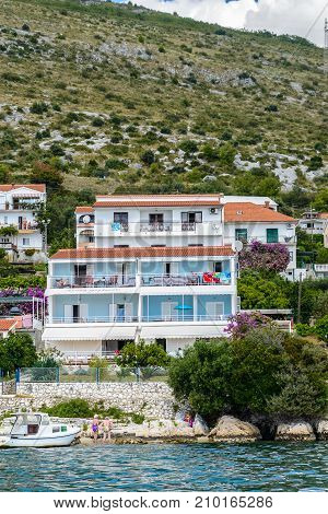 Coast Of The Adriatic Sea In Dalmatia
