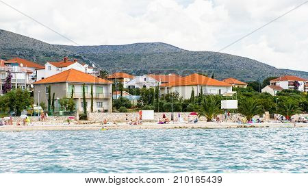 Coast Of The Adriatic Sea In Dalmatia