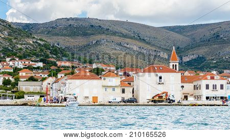 Coast Of The Adriatic Sea In Dalmatia