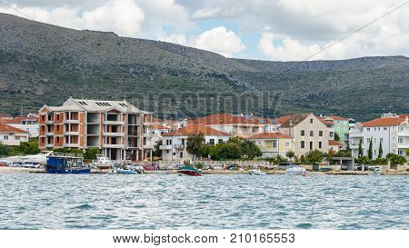 Coast Of The Adriatic Sea In Dalmatia