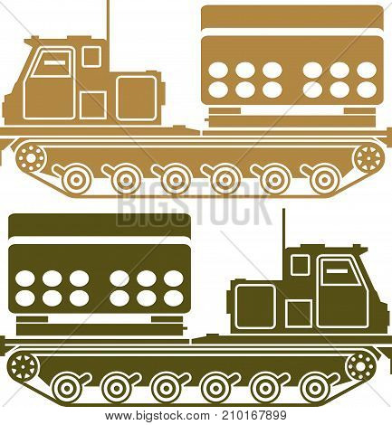 Missile Launcher Vector Illustration Clip-art Image Eps