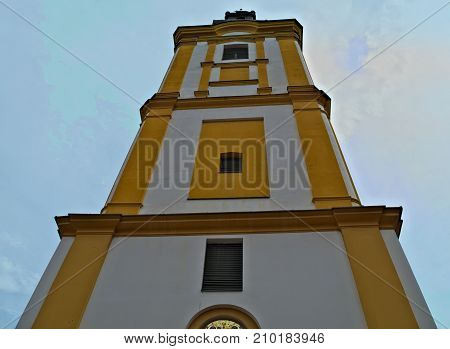 Tower on church in monastery Privina Glava, Serbia