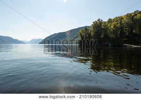 blue lake when the weather is nice