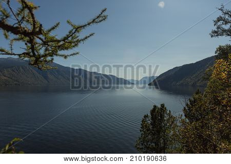 blue lake when the weather is nice