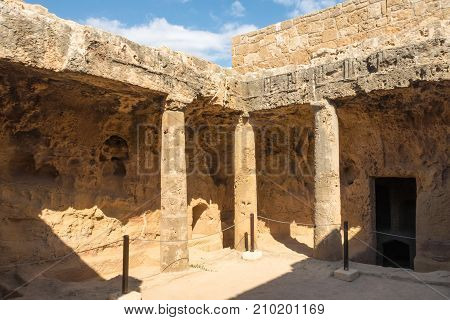 The Tombs Of The Kings In Pahos Cyprus