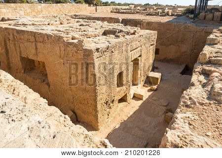 The Tombs Of The Kings In Pahos Cyprus