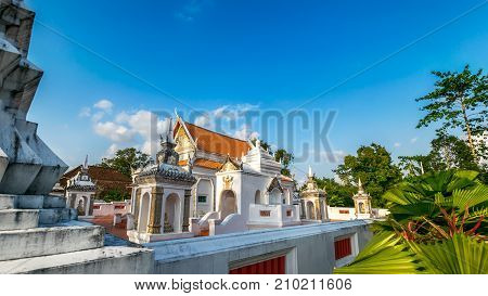 Temple of Kutao Songkhla Province Thailand. February 11 2017: The beauty of the KoTao temple and When the ancient temple pavilion KuTao Mae Tom Bang Klang Songkhla was awarded the 2011 Asia-Pacific Cultural Heritage Conservation Award by the United Nation