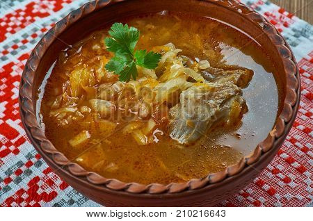 Sweet And Sour Beef Cabbage Soup