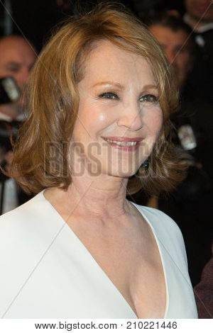 CANNES, FRANCE - MAY 19, 2016: Nathalie Baye attends the 'It's Only The End Of The World (Juste La Fin Du Monde)'  premiere during the 69th annual Cannes Film Festival at the Palais des Festivals