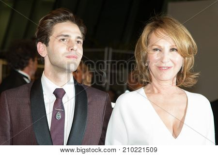 CANNES, FRANCE - MAY 19, 2016: N. Baye, Xavier Dolan attend the 'It's Only The End Of The World (Juste La Fin Du Monde)'  premiere during the 69th annual Cannes Film Festival 