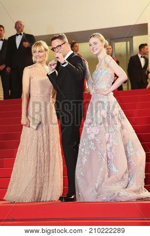CANNES, FRANCE - MAY 20, 2016:  attends the 'The Neon Demon' Premiere. 69th annual Cannes Film Festival at the Palais des Festivals 