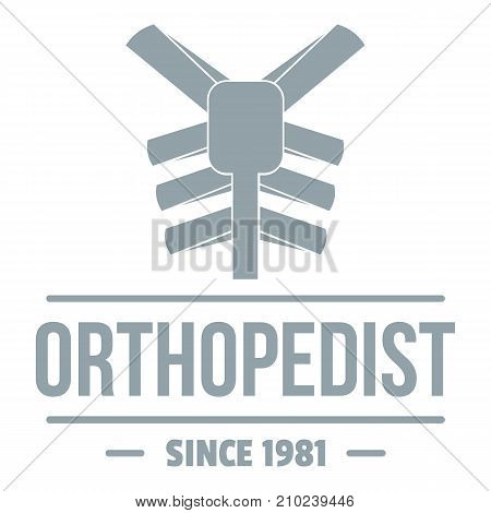 Spine orthopedic logo. Simple illustration of spine orthopedic vector logo for web