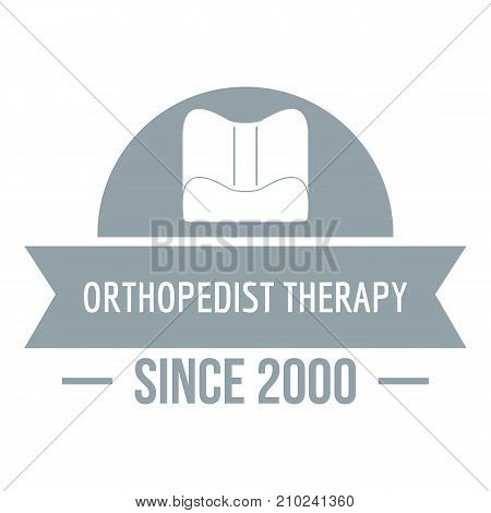 Orthopedic therapy logo. Simple illustration of orthopedic therapy vector logo for web