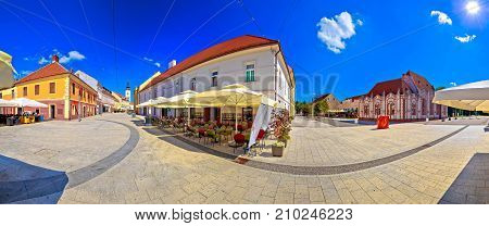 Town Of Cakovec Square And Landmarks Panoramic View