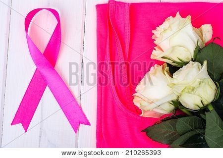 The awareness of people and the fight against breast cancer. Stusio Photo