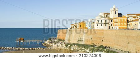 The sea in the city of Termoli