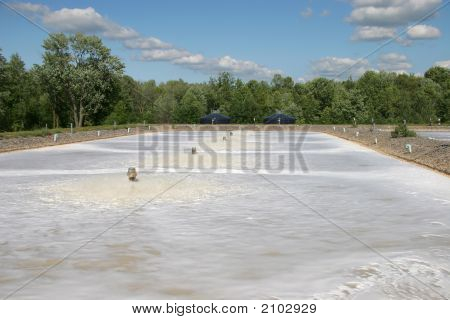 Laguna di trattamento acqua