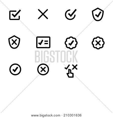 Status Approve Remove - the icon set collection