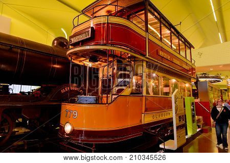 Riverside Museum, Glasgow Harbour,  Scotland.