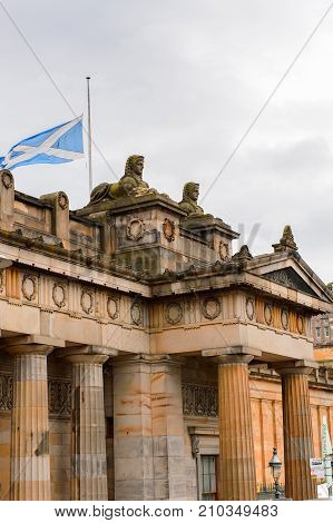 Achitecture Of Edinburgh, Scotland.