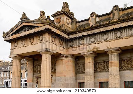 Achitecture Of Edinburgh, Scotland.