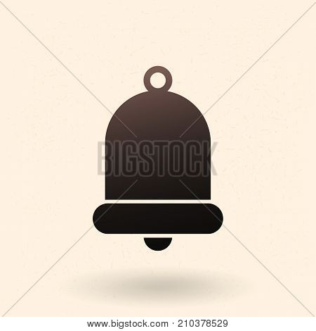 Vector Black Silhouette Icon - Bell