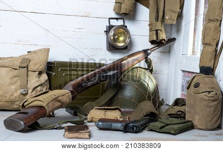 the U.S. military equipment and weapons of World War II