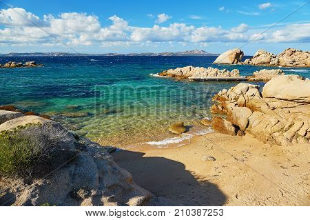 Scenic Landscape Of Emerald Coast Of Sardinia