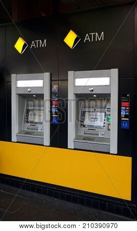 Sydney Australia - October 17 2017: The Commonwealth Bank of Australia one of the 