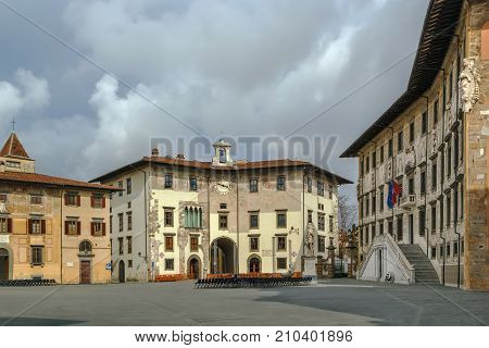 The Knights' Square (Italian: Piazza dei Cavalieri) is a landmark in Pisa Italy and the second main square of the city. This square was the political centre in medieval Pisa.