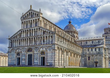 Medieval cathedral of the Archdiocese of Pisa entitled to Santa Maria Assunta. Its construction began in 1064.