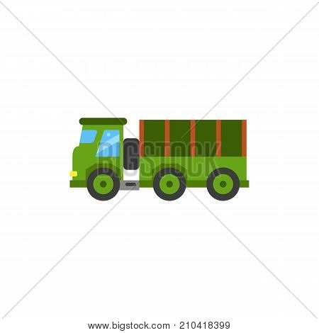 Tarpaulin wagon. Trucking, vehicle, army. Military concept. Can be used for topics like force, transport, national security.