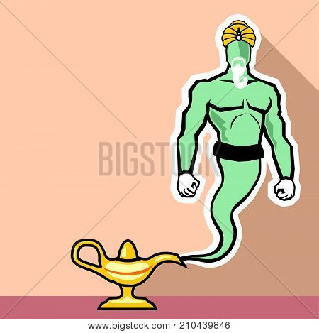 Gini Gin Vector Illustration Clip-art Image Eps