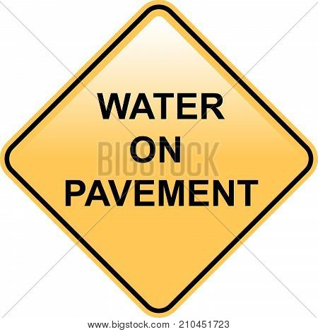 Water On Pavement Vector Illustration Clip-art Image Eps
